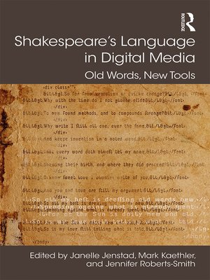 cover image of Shakespeare's Language in Digital Media